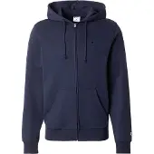 Champion Full Zip Hoodie Sweatshirt - Navy - S