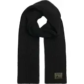 Superdry unisex. Y9310081A Knitted scarf Workwear black (OSFA), Casual, Wool, Recycled Polister, Sustainable