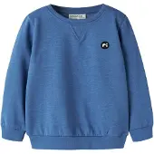 Name It Mini Nmmvimo Ls Sweat Bru Noos - Blue - 80