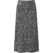 Vila Vifaith Hw Midi Sequin Skirt/1 - Grey - L