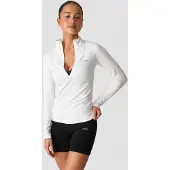 ICANIWILL Define seamless 1/2 zip White Snow