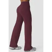 ICANIWILL Define Seamless Straight Pants Maroon Red