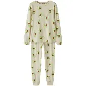 Name it Nkfnightset Oatmeal Avocado Noos - Beige - 134-140