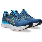 Asics Juoksukengät 'Gel-Kayano 32' laivastonsininen / tummankeltainen / oranssi / valkoinen