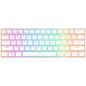Royal Kludge RK61 RGB mechanical keyboard, brown switch (white) (QWERTY)