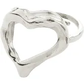 Pilgrim Iris Ring Silver-Plated - Silver - ONE SIZE