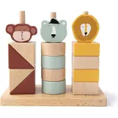 Trixie Baby Wooden Animals Stacking Blocks 15 pcs.