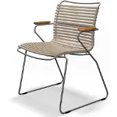Houe , CLICK Nojatuoli Beige/Grey/Bamboo