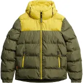 Superdry Colourblock Hooded Puffer Jkt - Multi/patterned - S