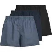 Jack & Jones Jacmilano Woven Boxers 3 Pack Noos - Navy - M