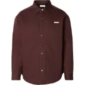 Calvin Klein Jeans 90S Padded Java Overshirt - Burgundy - XXL