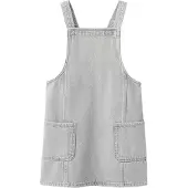 Mango Denim Pinafore - Grey - 146