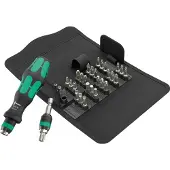 Wera Ruuvimeisselin kahva Kraftform Kompakt 70 Universal + ruuvivääntimen päät