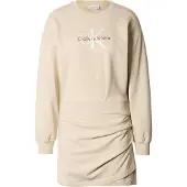 Calvin Klein Jeans Mekko ecru / punainen / valkoinen