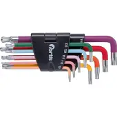 Fortis Hylsysarja Torx-päillä 4317784730013; T9-T45; 9 kpl.
