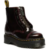 Dr. Martens for woman. 25233600 Sinclair Arcadia cherry red leather boots (38), Flat, Laces, Casual, Maroon