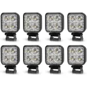 Purelux Työvalo Standard Square 20 - 8 cm / 20W / Leveä, 2 kpl