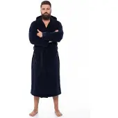 Elite Bamboo Bambusta kuituvaa kylpytakki miehille hupulla