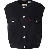 Levi's Collarless Shrunken 90S Vest N - Black - S