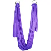 Dinox Ilmajoogakangas Aerial Yoga Hammock, 280 x 600 cm, Tumma Lila