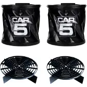 CAR5 Pesuämpäri Collapsible, 15 l, 2 kpl + hiekanerottimet