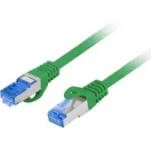 Lanberg patch cable - 10 m - green RAL 6024
