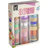 Creative Craft Group Washi tape 36-roll box. Glitter