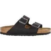 Birkenstock Arizona Oiled Nubuck Leather Soft Footbed Narrow Black 38