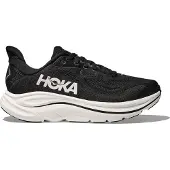 Hoka One One Clifton 10 Black White SS25 Shoes, Size EU 44
