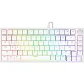Savio Astral White Jade magneettinäppäimistö, Us, Usb, valkoinen