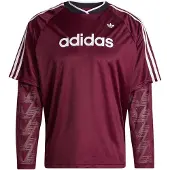 Adidas Originals Lace Ls Jersey - Burgundy - M