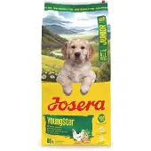 Josera Young Star viljaton kuivaruoka nuorille koirille siipikarjan kanssa, 12,5 kg