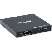 Equip 332715, HDMI, 2x HDMI, 3840 x 2160 pikseliä, Musta, Alumiini, 4K Ultra HD