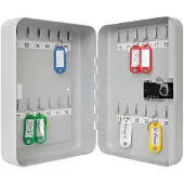 Wedo 102 42437, Terästä, Harmaa, 24 koukku(a), Yhdistelmälukko, 94 x 186 x 250 mm (10242437)