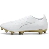 Puma Ultra 6 Match Fg/ag White Gold - Valkoinen/kulta/musta, koko 46