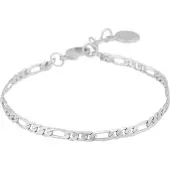 Sno of sweden Liddy Figaro Thin Brace Plain Silver Onesize