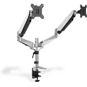 Digitus DUAL MONITOR GAS SPRING MOUNT, 15-32", SILVER (DA-90353)