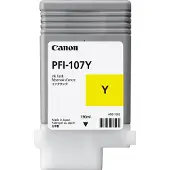 Canon PFI-107 Y Mustepatruuna Keltainen