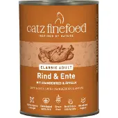 Catz Finefood 6x400g nauta & ankka kissan märkäruoka