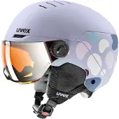 Uvex Rock JR Visor, laskettelukypärä visiirillä, junior, liila