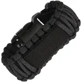 Survco Tactical Para Cord Watch Band Black