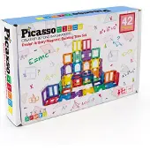 PicassoTiles Picasso Artistry Magnetic Tiles 42-osainen magneettinen rakennussarja