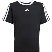 Adidas Toiminnallinen paita 'Essentials' musta / valkoinen