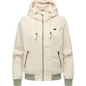 Ragwear Plus Toiminnallinen takki 'Nuggeta' ecru / khaki