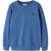 Name it Nkmvimo Ls Sweat Bru Noos - Blue - 116