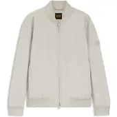 BOSS for man. 50556462 Regular Fit Jacket Multi-stretch membrane beige (52), Casual, Polyamide, Long sleeve