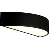 ACB Isia-seinävalaisin musta LED 2x22W 4875lm CRI90 Integroitu LED 3000K-4000K Liukukytkin