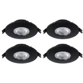 Eglo MAZUBY SISÄÄNRAKENNETTU. SARJA Ø88 4X500LM 3000K IP65 MUSTA