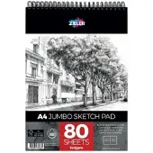 Zieler Sketchbook JUMBO SPIRAL A4 140g.