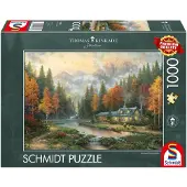 Schmidt Evening at Autumn Lake 1000p palapeli